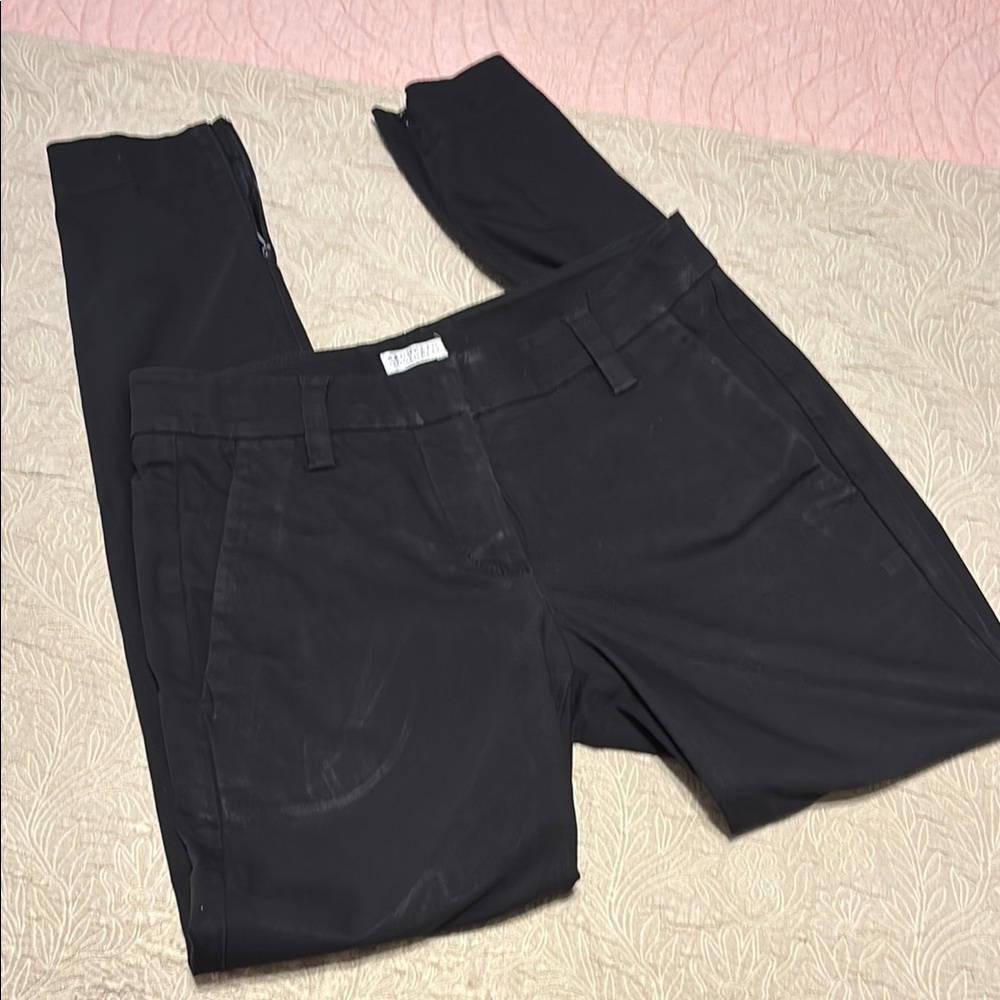 Brunello Cucinelli Black Trousers Sz 4